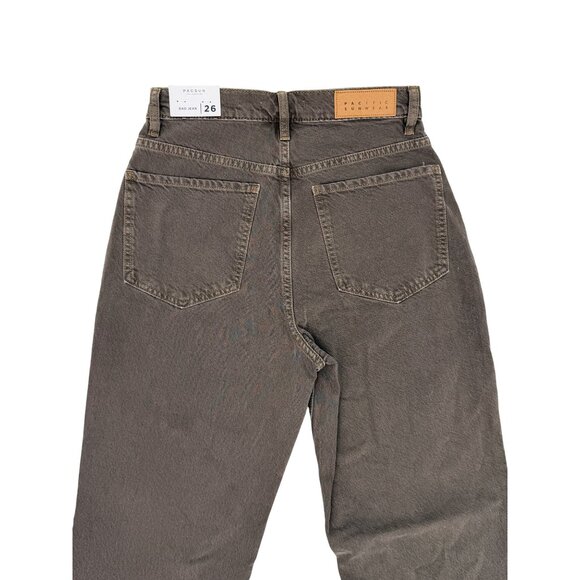 NWT PacSun Dad Jean Straight Leg Moss Green Jeans 26 | Skater Grunge Streetwear - Picture 9 of 16